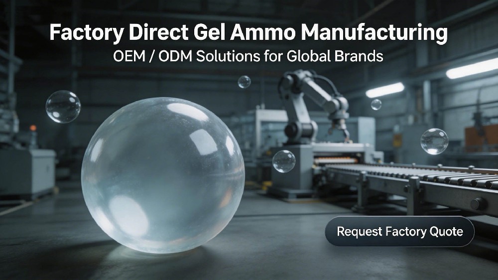 Premium Gel Blaster Ammo Manufacturer | Custom Gel Balls OEM Supplier