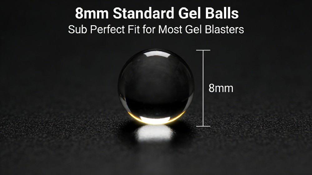 8mm Gel Balls | Standard Gel Blaster Ammunition