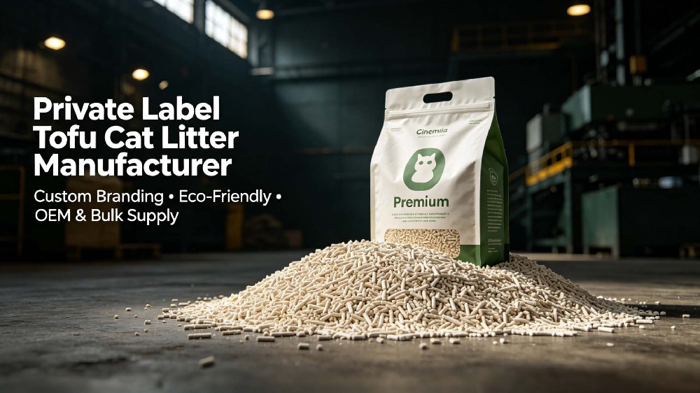 Private Label Tofu Cat Litter Manufacturer