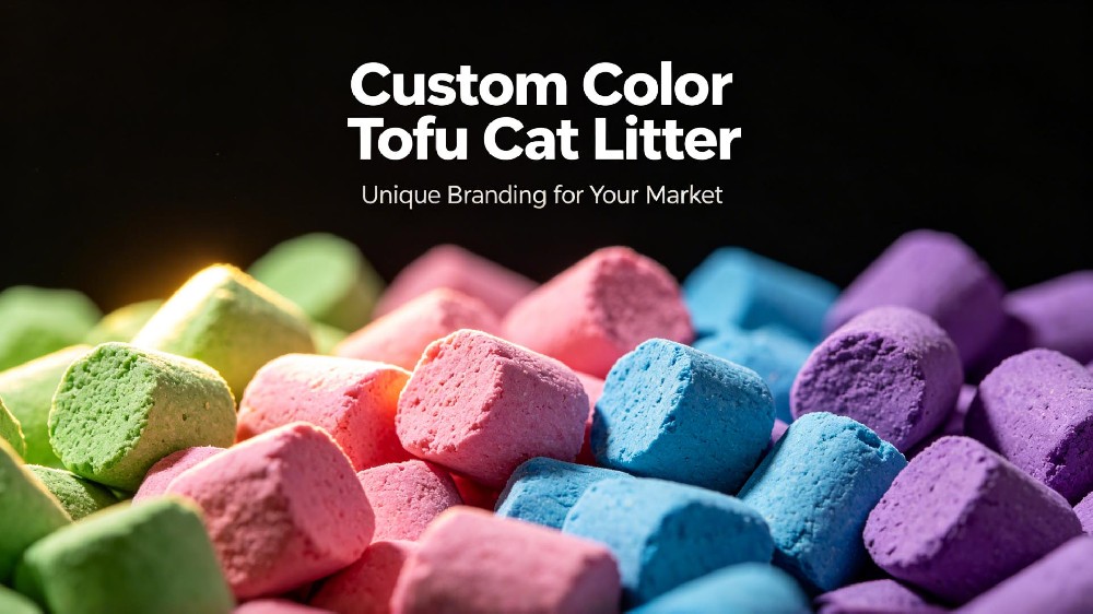 Custom Color Tofu Cat Litter Manufacturer