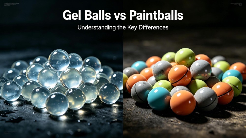 Gel Balls vs Paintballs