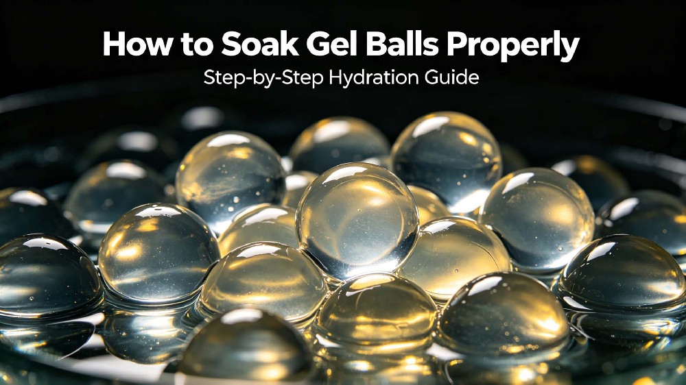 How to Soak Gel Balls Properly